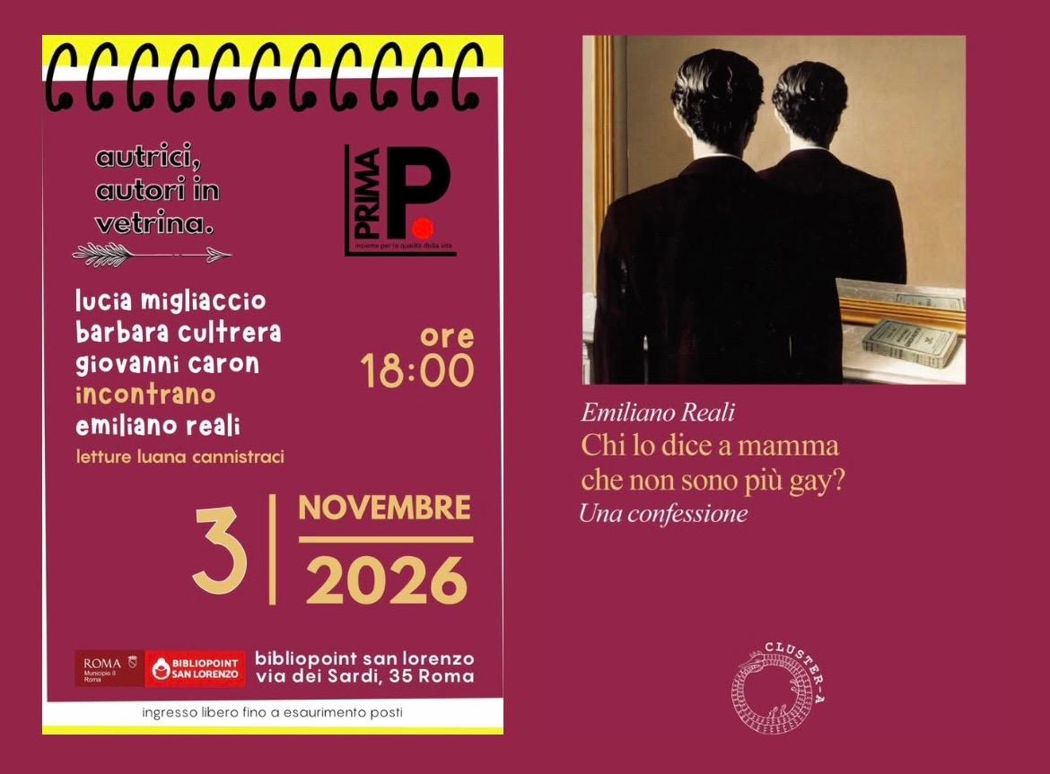 Locandina: Lancio “Chi lo dice a mamma che non sono più gay?”